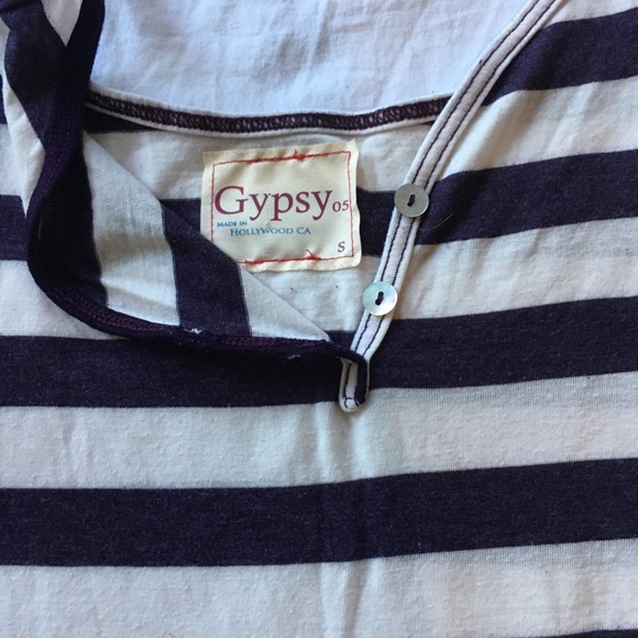 SOLD✖️Gypsy 05 Purple Stripe Tank - Picture 3 of 4
